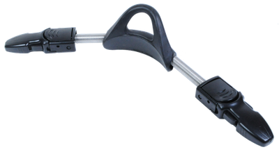 Spring fin straps with QR buckles - per paar