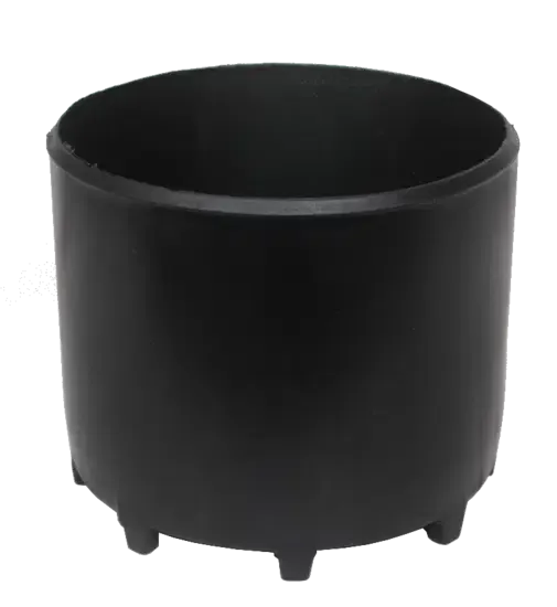 flesvoet 5 of 7 liter diameter 140mm