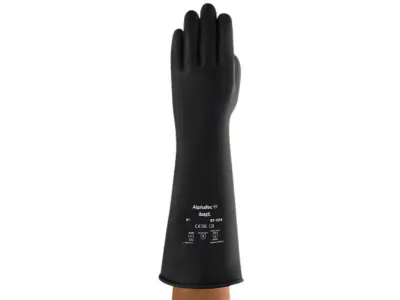 Black Rubber Latex 2.4mm Gloves "KUBI"