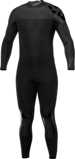 Bare duikpak Revel full grey 3/2 mm Heren