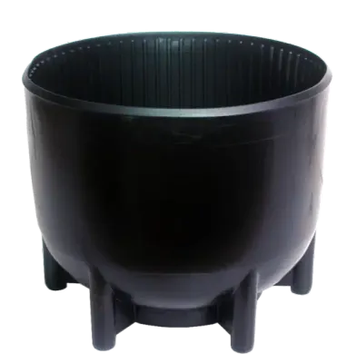 Flesvoet 12 of 15 liter diameter 204 mm