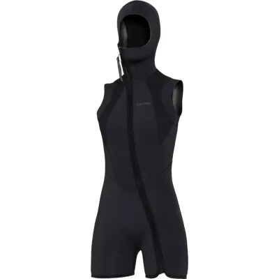 Bare 7mm Step-In Hooded Vest Dames