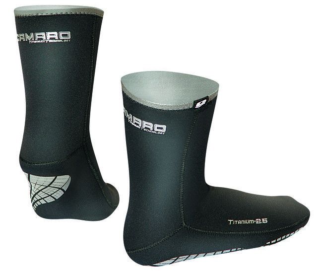 Camaro Titanium Socks 2.5 voor warme voeten duiken
