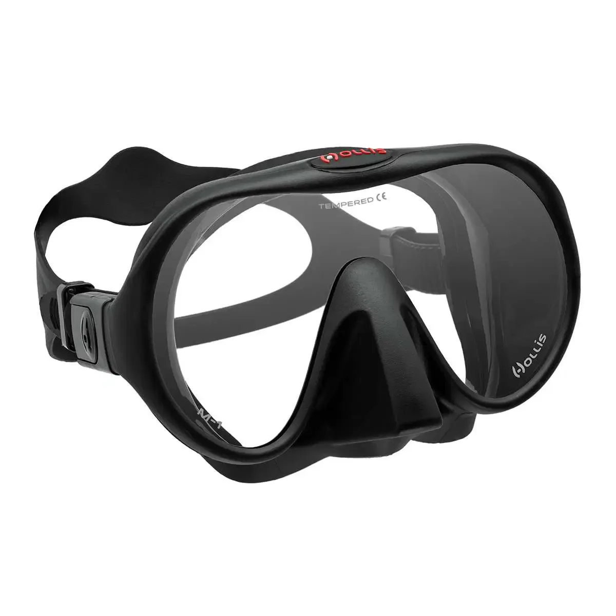 Hollis M1 duikmasker zwart