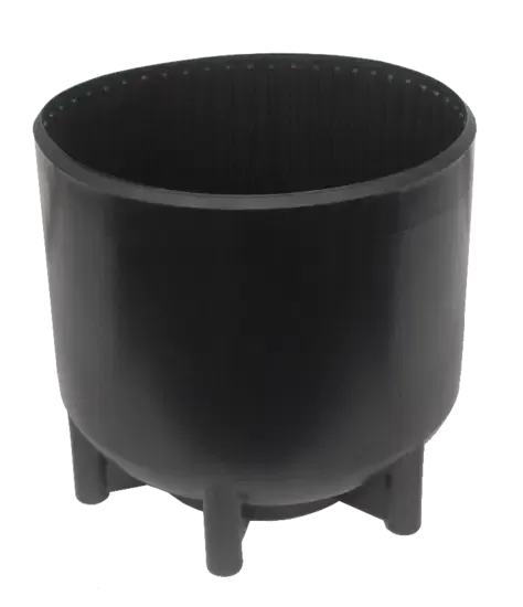 Flesvoet 10 liter 12 liter long diameter 170mm