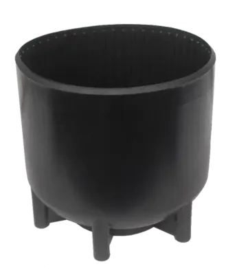 Flesvoet 10 liter 12 liter long diameter 170mm