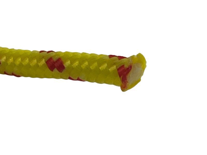 Geweven Poly Propylene koord 6 mm, Op rol: Per meter