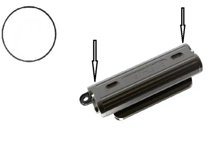 O-ring bovenkap accutank metalsub