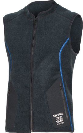 Bare SB system mid layer vest men