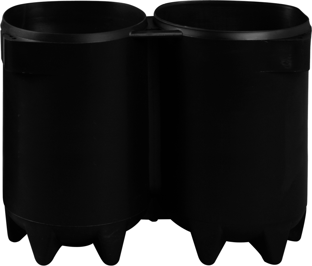 flesvoet bi 2 x 5 of 7 liter diameter 140mm