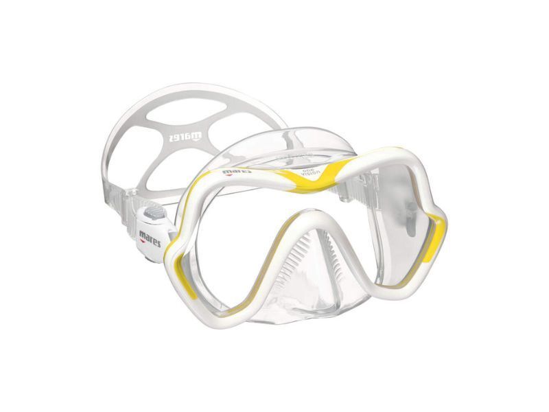 Mares Duikbril One Vision*, Kleur: Wit Geel