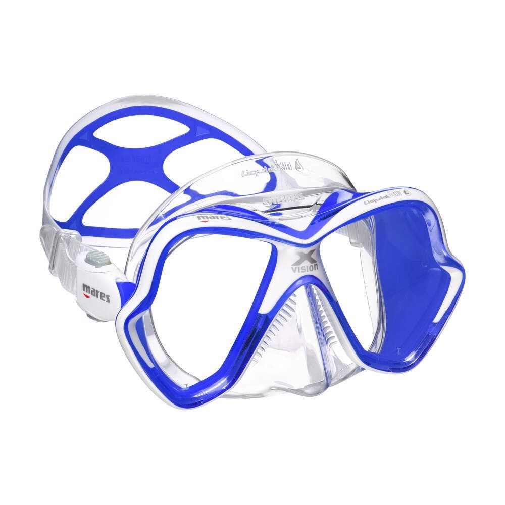 Mares Duikbril X-Vision Ultra LS, Kleur: Blauw Wit