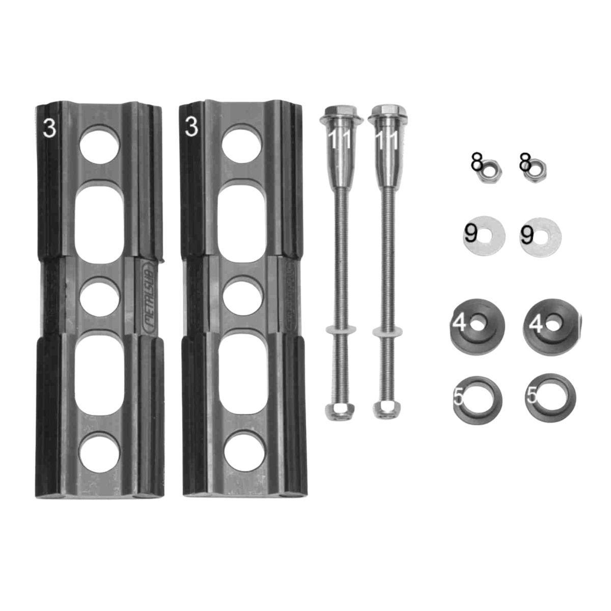 Metalsub Quick Release voor dubbelset