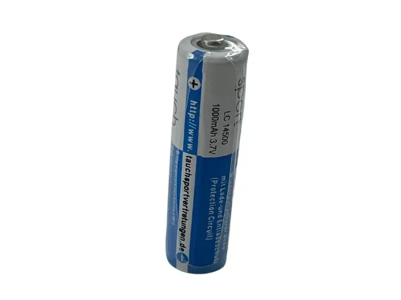 Lithium Ion Batterij 14500, 3,7V 1000mAh