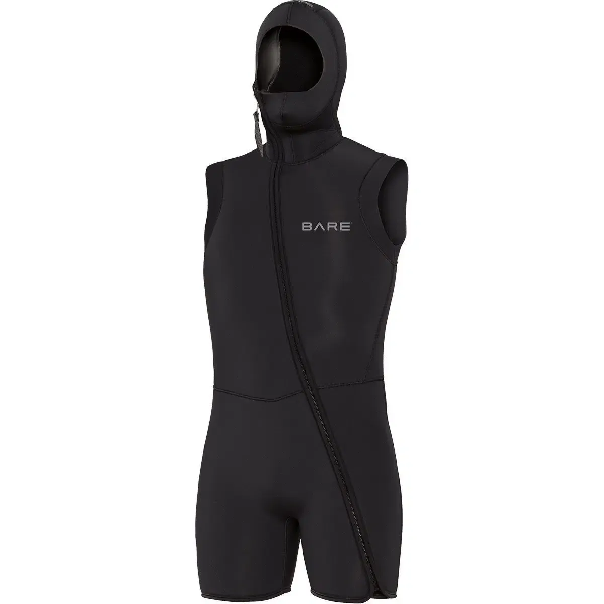 Bare 7mm Step-In Hooded Vest Heren