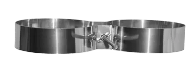 Inox band 50 mm  diameter 140 mm Dubbel Set 7 L