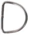 D-ring RVS 6,5 x 5,5 cm