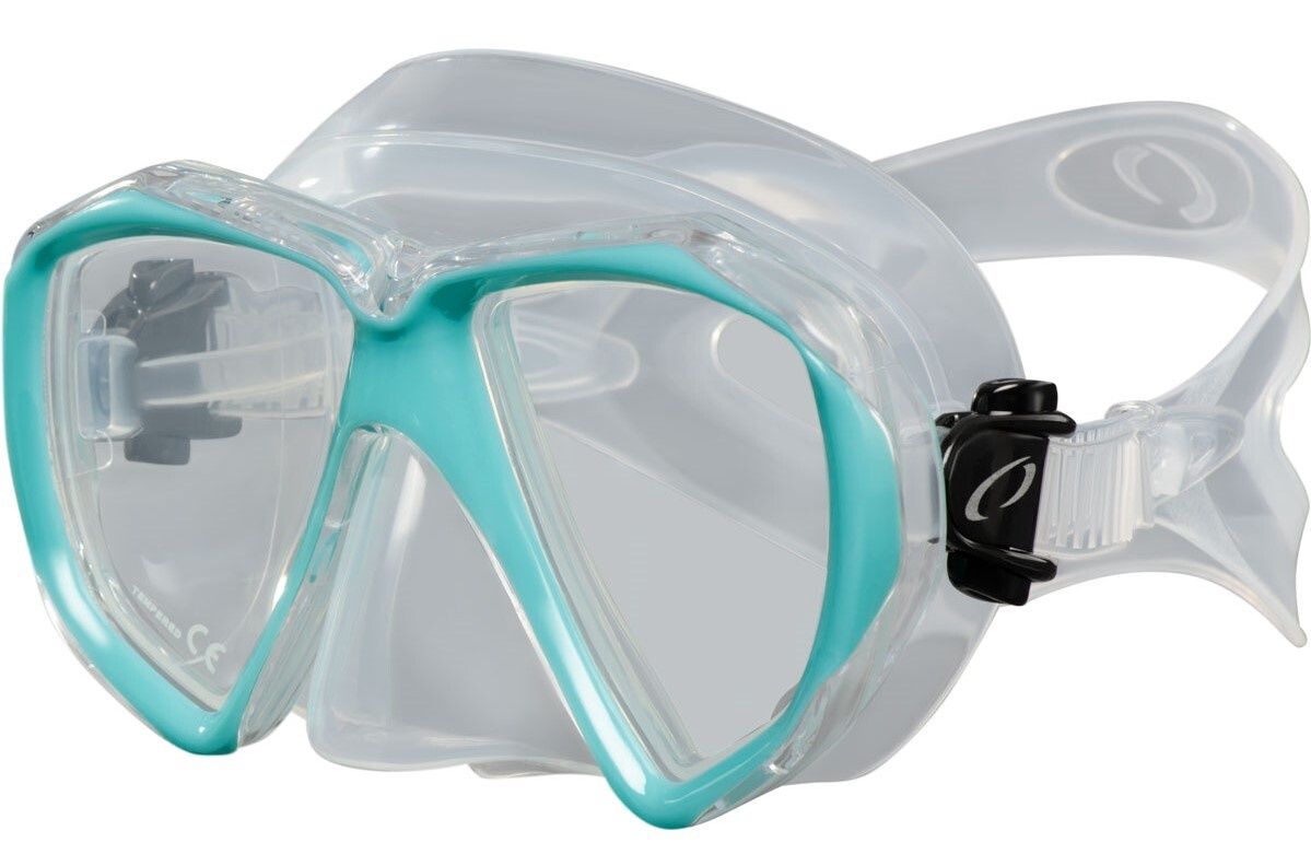 Oceanic Duo Duikbril, Kleur: Clear Aqua