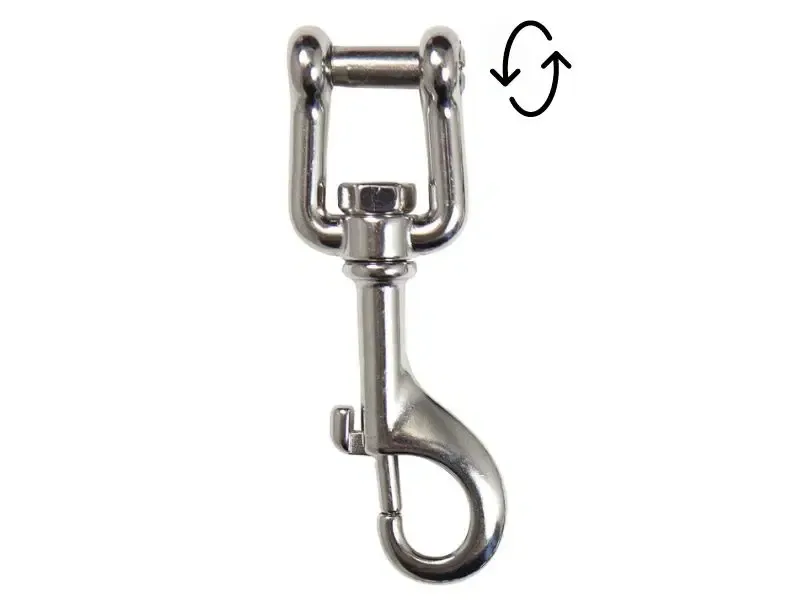 Highland SS Shackle bolt snap 100 mm