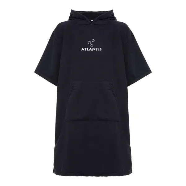Atlantis Poncho Volwassenen, Kleur: Zwart