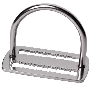 Extended D-ring RVS 44 mm
