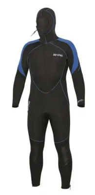 Bare S-Flex 7 mm Hooded Full Blue Men