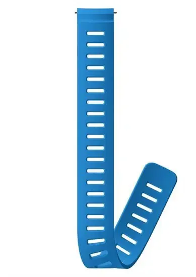 Suunto 24mm dive 1 silicone extension strap D5 blue xl
