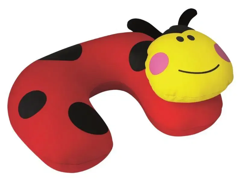 Travel pillow animal/kids Lieveheersbeestje