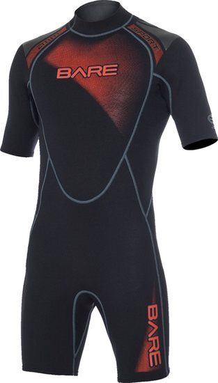 Bare shorty sport 2 mm red Heren