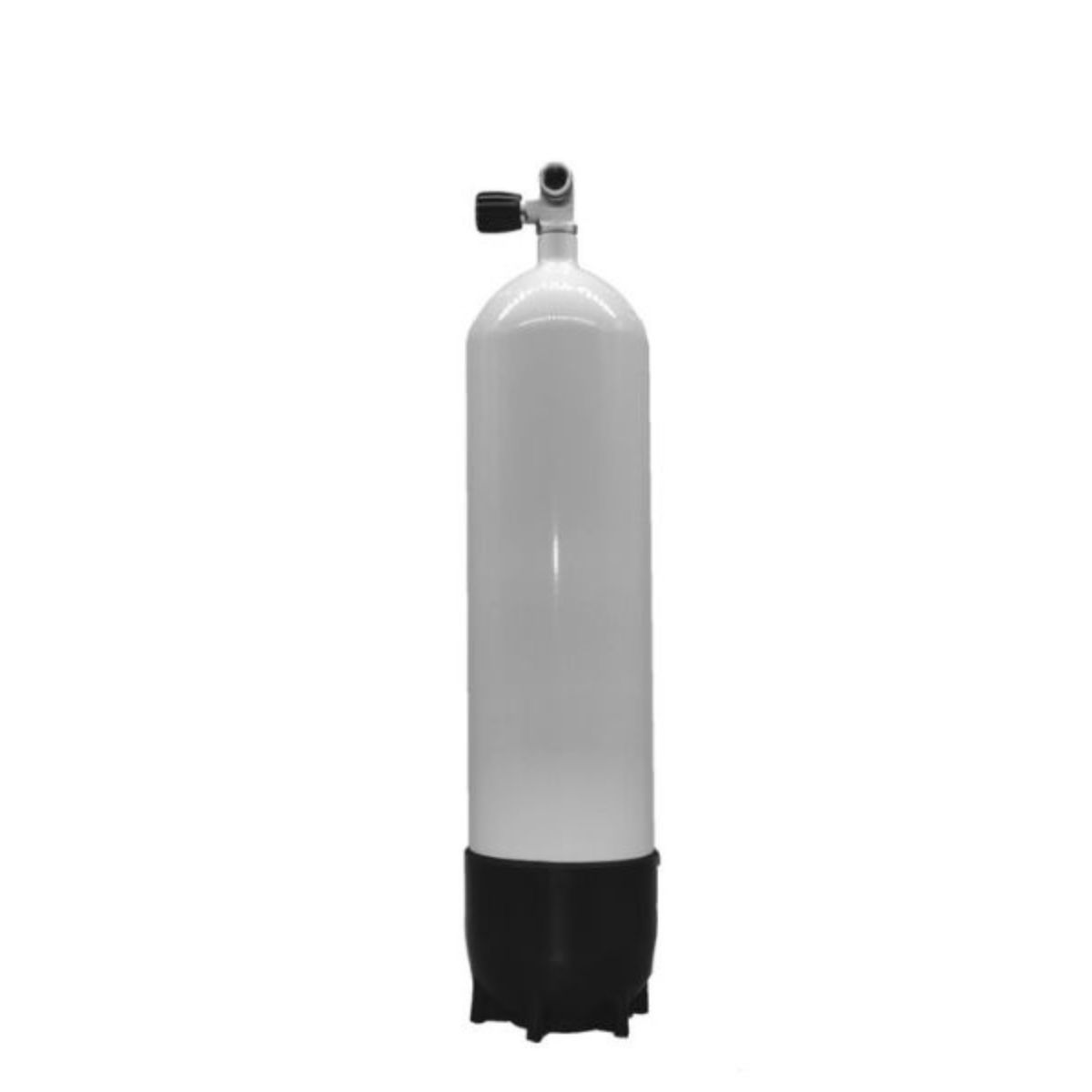 Duikfles 10 liter 300 bar, Flesnet: Zonder, Handvat: Geen handvat