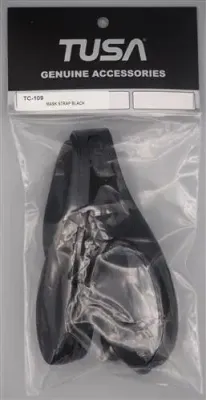 Tusa Mask Strap Black or Clear