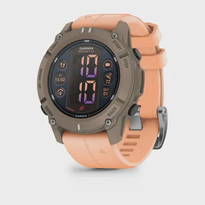 Garmin Descent G2 Paloma met shell pink band