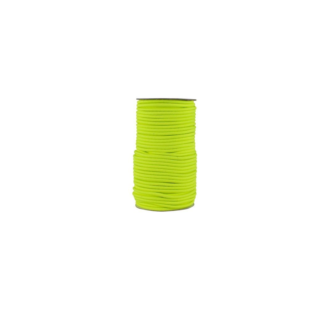 Bungee 4 mm op kleur/per meter, Kleur: Geel