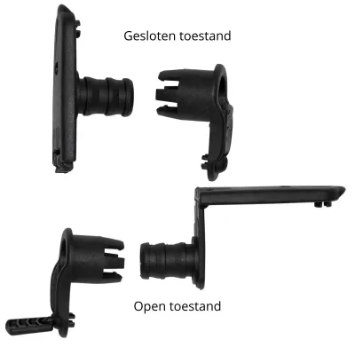 Zwengel voor reel
