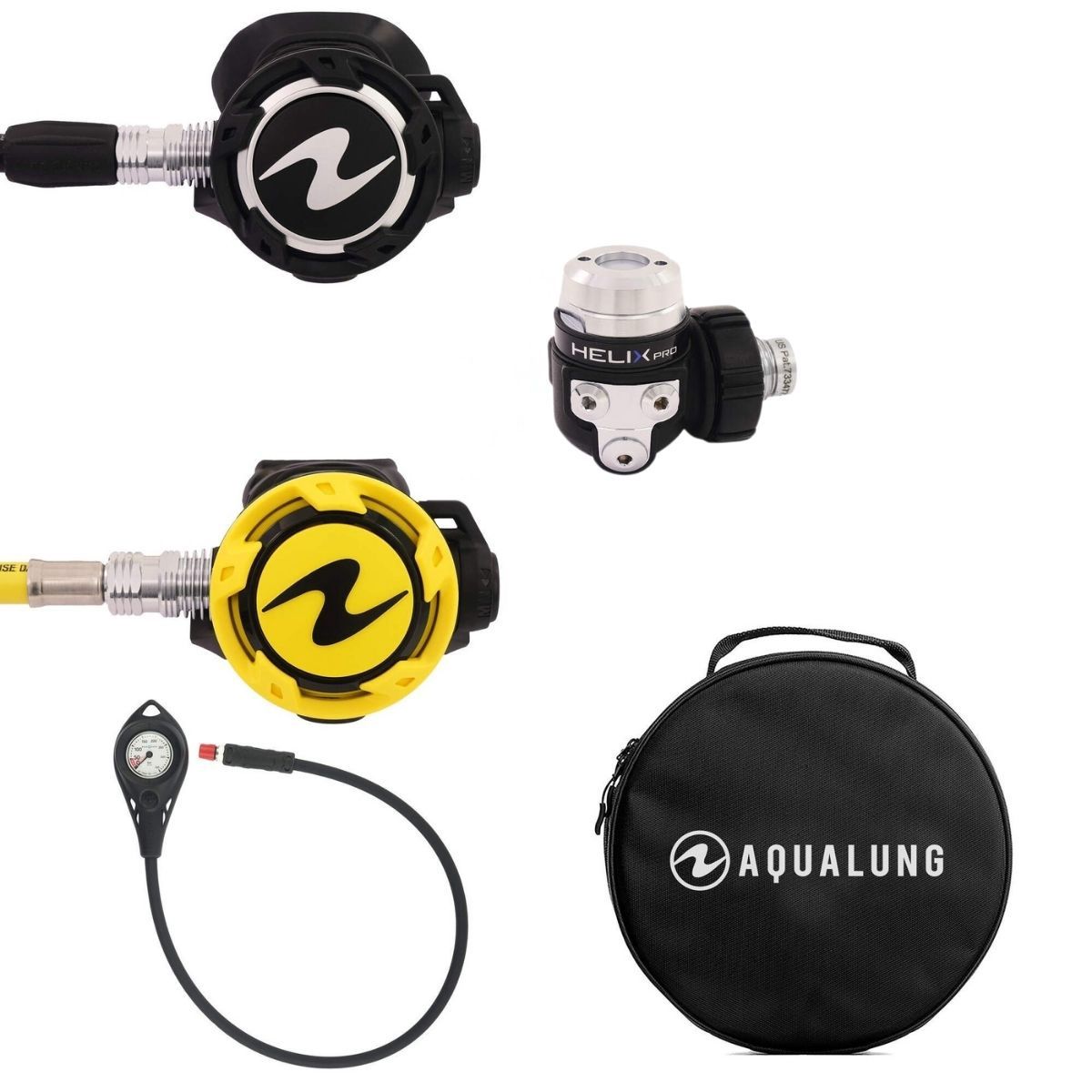 Aqualung PK Helix pro + octopus + SPG + bag