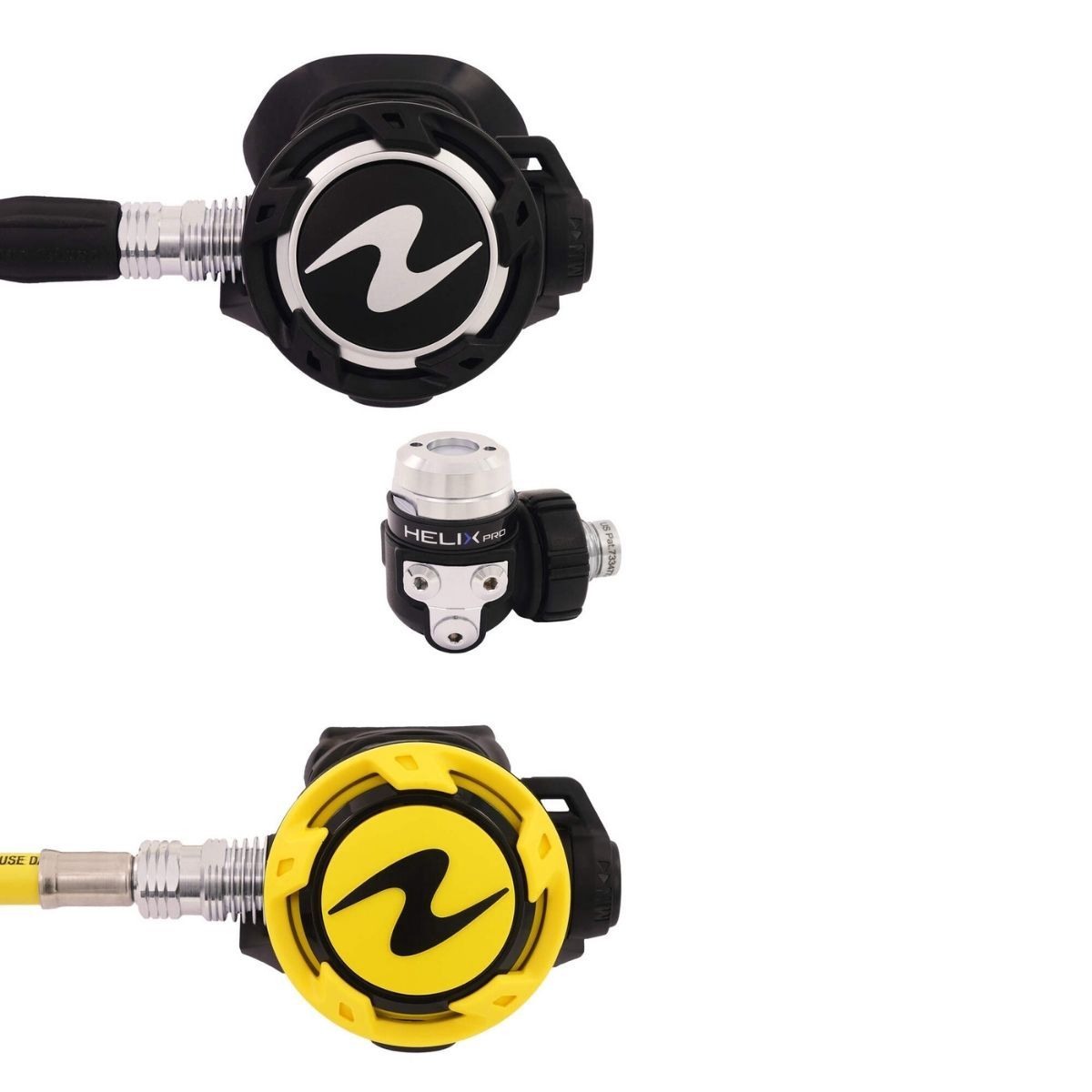Aqualung Pk Helix Pro + Octopus, Schroef of Beugel versie: DIN