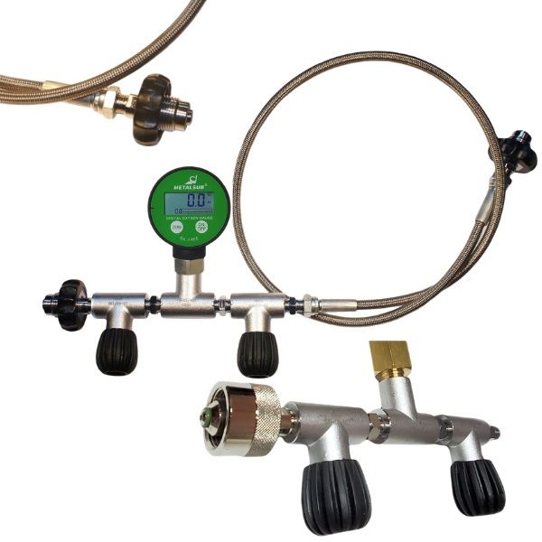 Oxygen equalizer Nevoc W30 x 2 to DIN