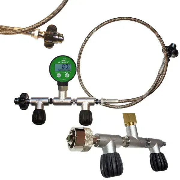 Oxygen equalizer Nevoc W30 x 2 to DIN