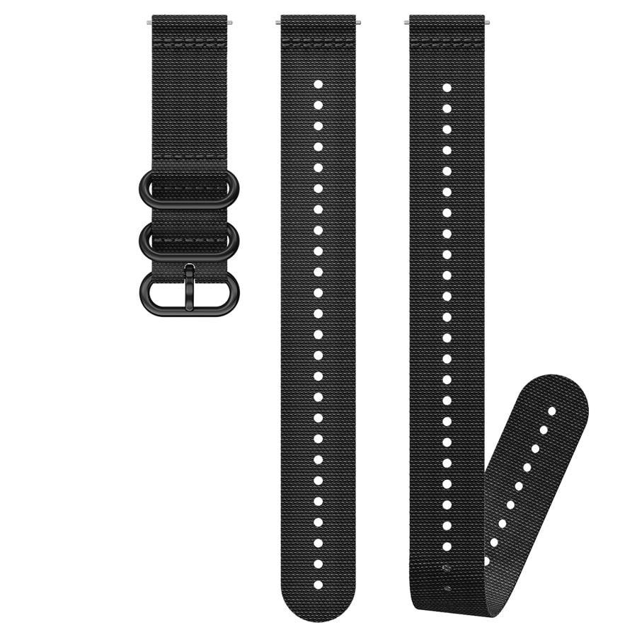 Suunto 22mm Explore 1 textile strap Black L/XXL