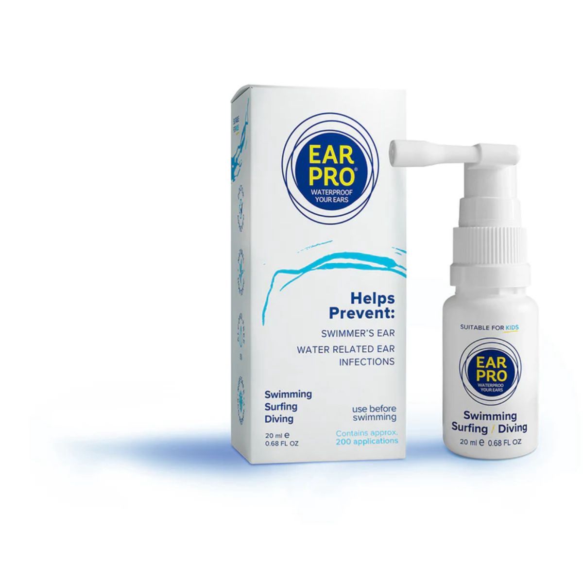 Ear Pro 20ml oordruppels voor duikers tegen water in het oor