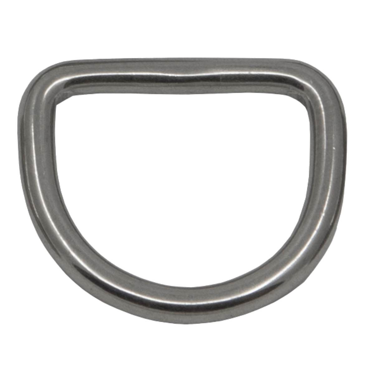 D-ring inox 30 mm dikte 3 mm