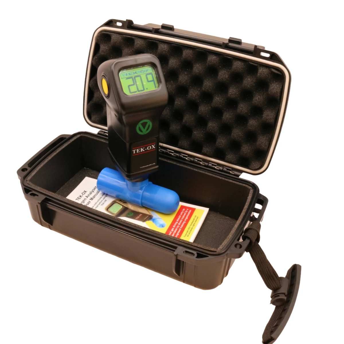 Tek-Ox zuurstofanalyser met Quick-Ox aansluiting