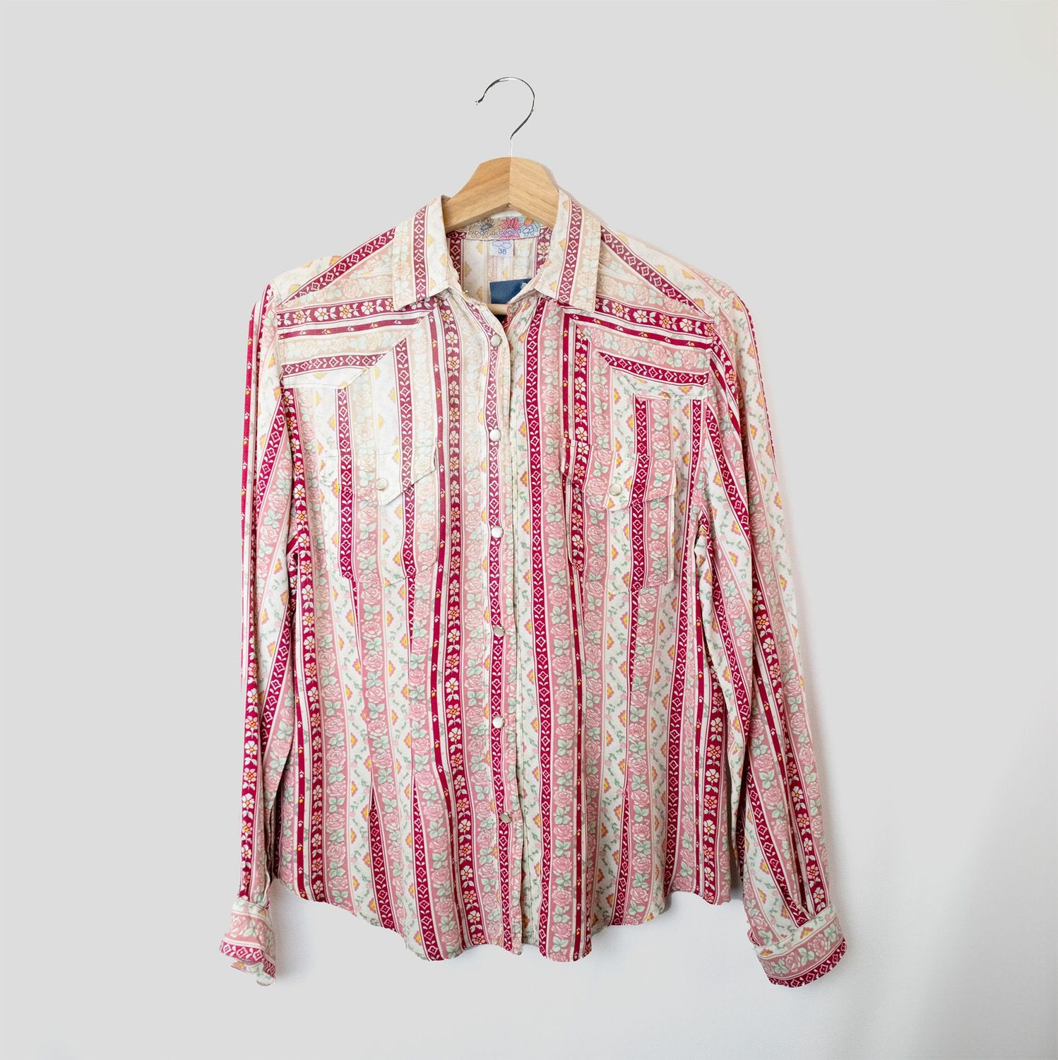 CAMISA DON ALGODON FLOREADA 90S