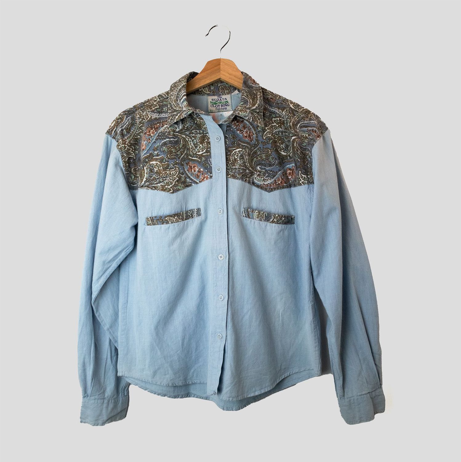 CAMISA WESTERN PAISLEY 90S