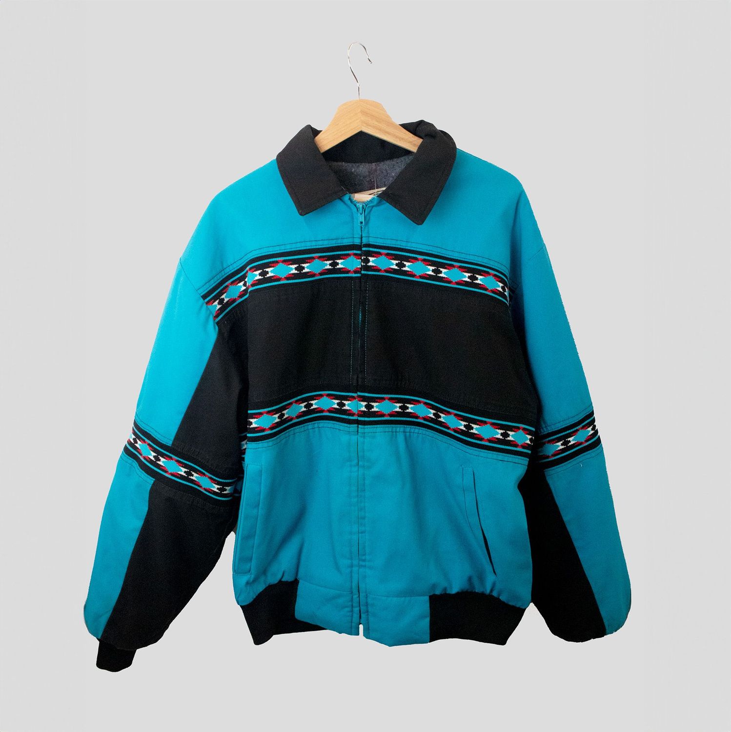 CHAQUETA ETNICA SANTA FÉ MADE IN USA 90S