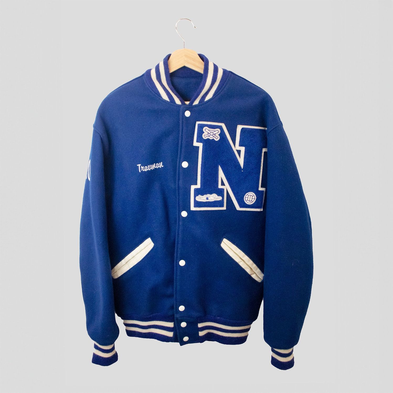 CHAQUETA UNIVERSITARIA 80S