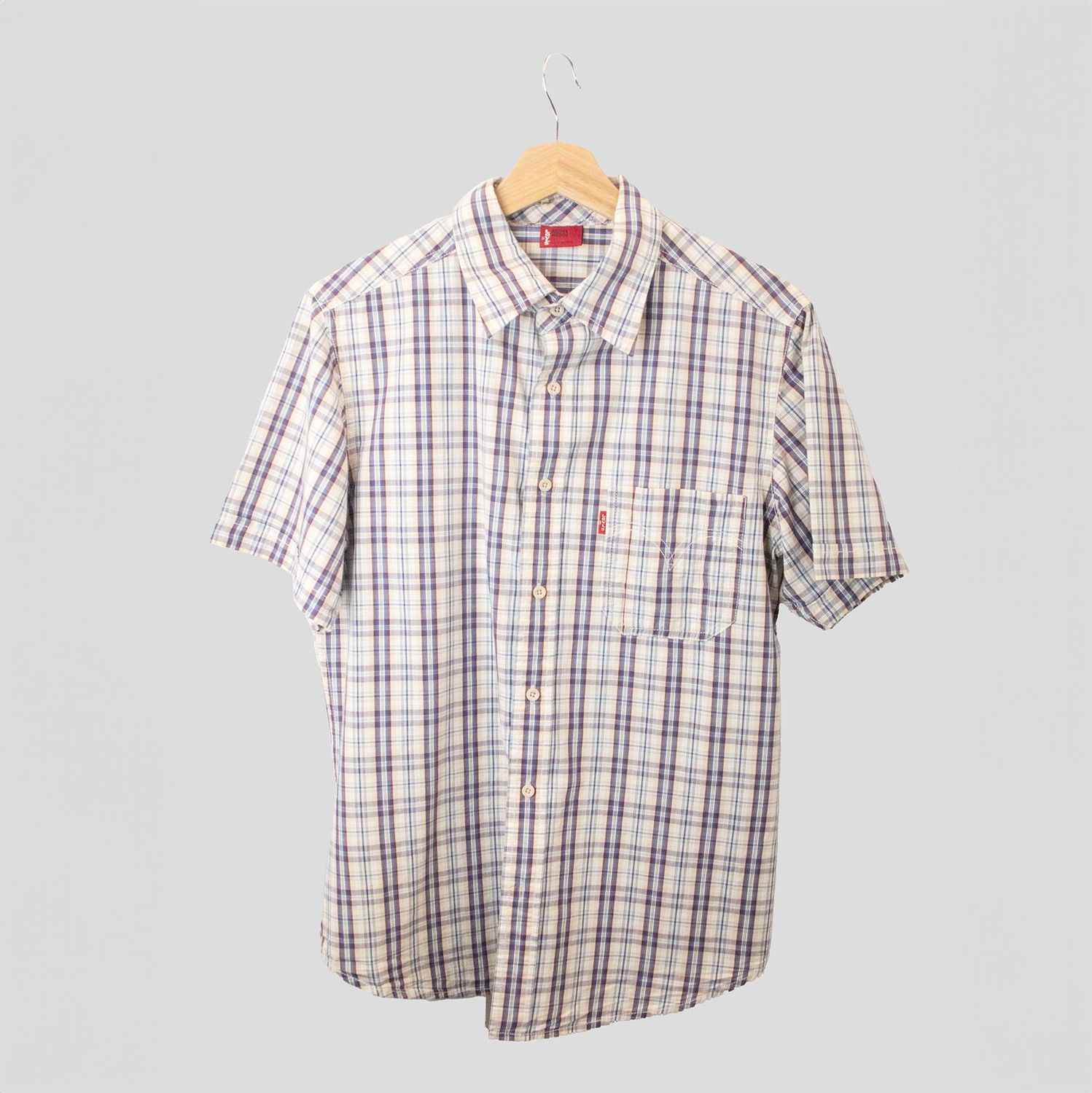 CAMISA CUADROS LEVIS 80S