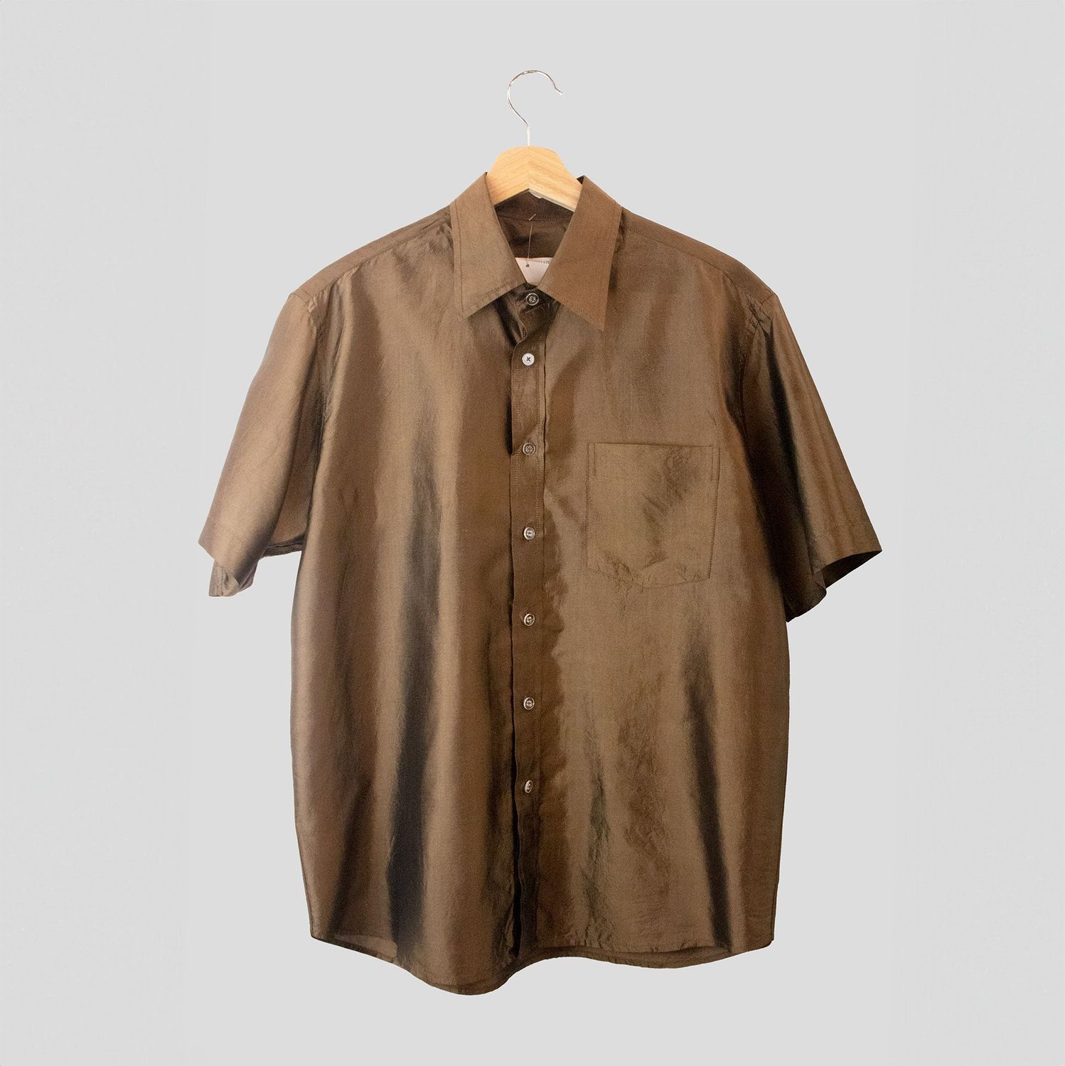 CAMISA MANGA CORTA SEDA 90S