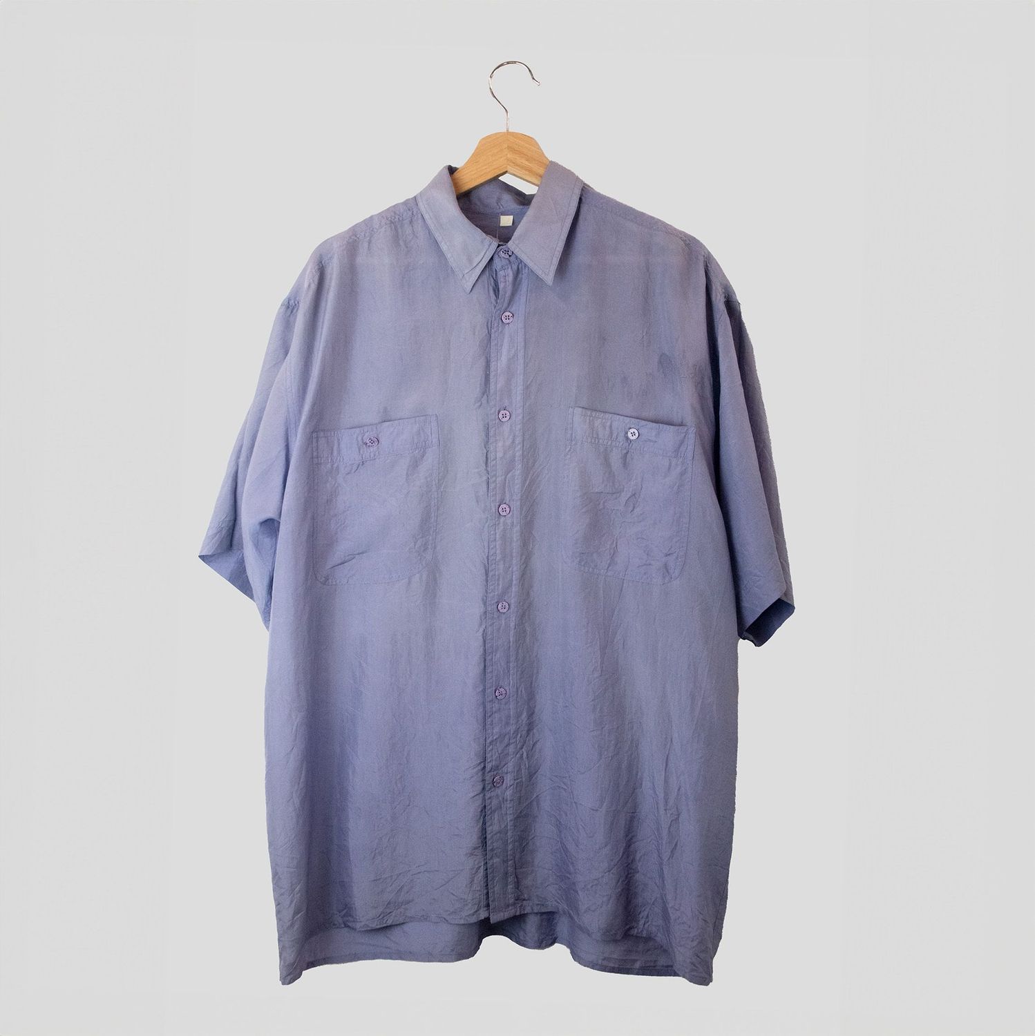 CAMISA MANGA CORTA SEDA 90S