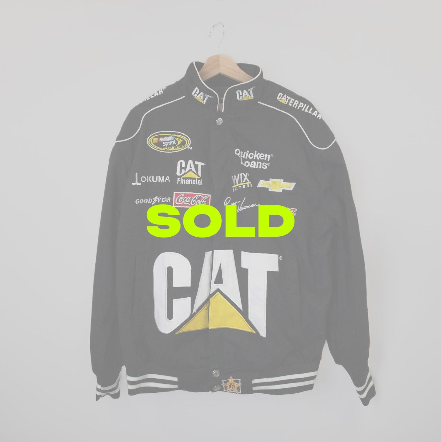 CHAQUETA NASCAR NEGRA Y2K